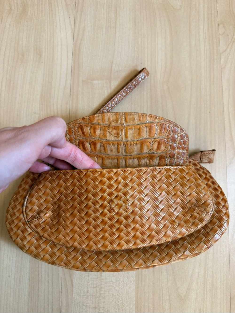 Vintage Brahmin Wristlet